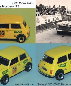 [CALCA] Mini 1275C #36 M. Brunells Subida Montseny 1972 (Ref. 157DECA43) 1:43 Kit Car 43