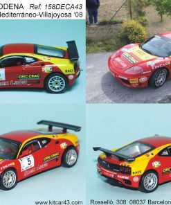 [CALCA] Ferrari 360 Modena #5 J. Basols Rally Mediterráneo-Villajoyosa 2008 (Ref. 158DECA43) 1:43 Kit Car 43