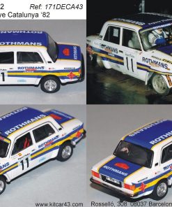 [CALCA] Seat 124 2.0 Gr. 2 #11 P. de Sousa Rally Catalunya 1982 (Ref. 171DECA43) 1:43 Kit Car 43