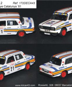 [CALCA] Seat 124 2.0 Gr. 2 #21 P. de Sousa Rally Catalunya 1981 (Ref. 172DECA43) 1:43 Kit Car 43