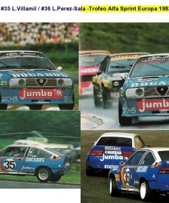 [CALCA] Alfa Romeo Sprint #35 L. Villamil Trofeo Alfa Sprint Europa 1983 (Ref. 179DECA43) 1:43 Kit Car 43