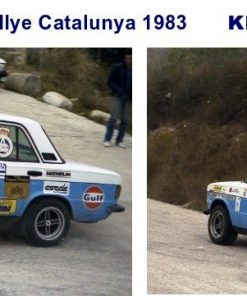 Alternative view of [CALCA] Seat 124 FL #32 A. Rius Rally Catalunya 1983 (Ref. 180DECA43) 1:43 Kit Car 43