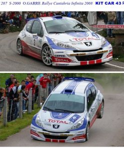 Alternative view of [CALCA] Peugeot 207 S2000 #3 O. Garre Rally Cantabria 2008 (Ref. 186DECA43) 1:43 Kit Car 43