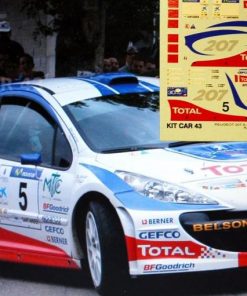 [CALCA] Peugeot 207 S2000 #5 E. García Ojeda Rally Cantabria 2008 (Ref. 187DECA43)  1:43 Kit Car 43