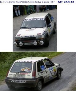 [CALCA] Renault R5 GT Turbo #10 J.M. Pedroche Rally Llanes 1987 (Ref. 189DECA43) 1:43 Kit Car 43 - Image 3