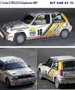 [CALCA] Renault R5 GT Turbo #16 G. Trelles Rally Cajalicante 1987 (Ref. 190DECA43) 1:43 Kit Car 43 - Image 3