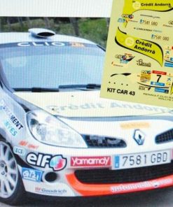[CALCA] Renault Clio R3 #7 J. Vinyes Rally Cantabria Infinita 2009 (Ref. 194DECA43) 1:43 Kit Car 43