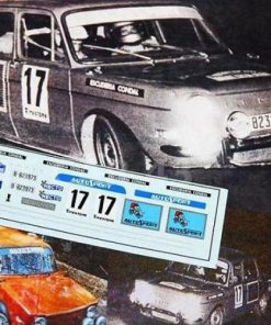 [CALCA] Simca 1000 GT #17 A. Zanini Rally Costa Brava 1971 (Ref. 196DECA43) 1:43 Kit Car 43