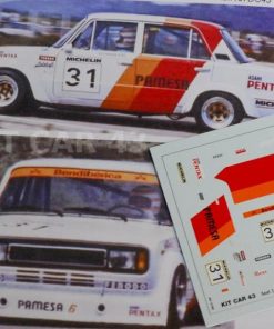 [CALCA] Seat 124 2.0 Gr. 2 #31 H. Babler Campeonato España Turismos 1979 (Ref. 197DECA43) 1:43 Kit Car 43