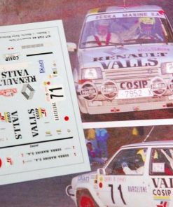 [CALCA] Renault R5 GT Turbo Fase II Gr. A #71 J. Masdeu Rally Monte Carlo 1990 (Ref. 199DECA43) 1:43 Kit Car 43