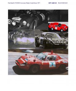 [CALCA] Fiat Abarth OT2000 #1 M. Juncosa Rally Costa Brava 1971 (Ref. 201DECA43) 1:43 Kit Car 43 - Image 3