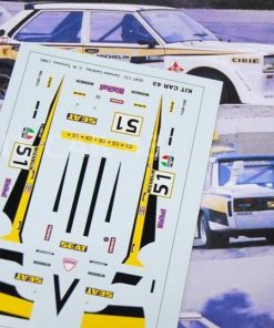 [CALCA] Fiat 131 Abarth Gr. 5 "SEAT Comp." #51 S. Cañellas Campeonato España Turismos 1980 (Ref. 202DECA43) 1:43 Kit Car 43
