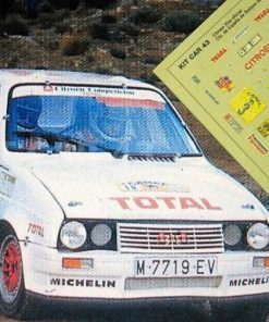 [CALCA] Citroën Visa 4x4 #10 R. Muñoz Campeonato España Rallys Tierra RACE 1987 (Ref. 203DECA43) 1:43 Kit Car 43