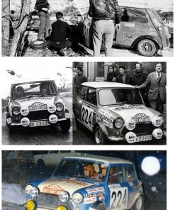 Alternative view of [CALCA] Mini Cooper #224 E. Reverter Rally Monte Carlo 1973 (Ref. 205DECA43) 1:43 Kit Car 43