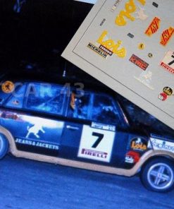 [CALCA] Seat 124 2000 Gr. 5 #7 E. Balcázar Rally 2000 Virajes 1979 (Ref. 210DECA43) 1:43 Kit Car 43
