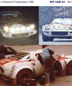 [CALCA] Lancia Stratos #12 I. Oliveras Rally Costa Brava 1980 (Ref. 212DECA43)  1:43 Kit Car 43 - Image 3
