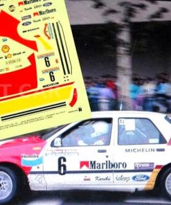 [CALCA ALPS] Ford Sierra 4x4 #6 J.M. Bardolet Rally Principe Asturias 1989 / Winner Campeonato España Gr. N (Ref. 214DECA18) 1:18 Kit Car 43