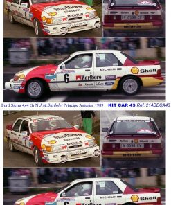 [CALCA ALPS] Ford Sierra 4x4 #6 J.M. Bardolet Rally Principe Asturias 1989 / Winner Campeonato España Gr. N (Ref. 214DECA24) 1:24 Kit Car 43 - Image 3