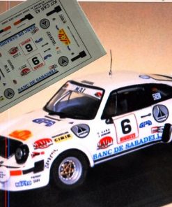 [CALCA] Porsche 911 SC #6 C. Caba Rally 2000 Viratges 1980 (Ref. 223DECA43)  1:43 Kit Car 43