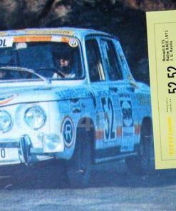 [CALCA] Renault 8 TS #52 J.G. Rasilla Rally RACE 1971 (Ref. 226DECA43) 1:43 Kit Car 43