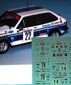 [CALCA] Ford Fiesta 1600 #22 S. Servià Rally Monte Carlo 1981 (Ref. 228DECA43) 1:43 Kit Car 43