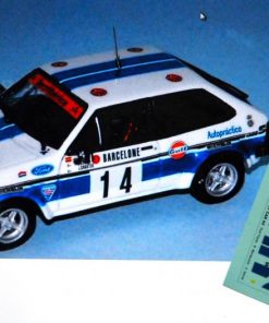 [CALCA] Ford Fiesta 1600 #14 S. Servià Rally Monte Carlo 1982 (Ref. 229DECA43)  1:43 Kit Car 43