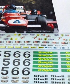 [CALCA ALPS] Ferrari 312B "Tergal" #4 J. Ickx  G.P. España Montjuïc F1 1971 (Ref. 236DECA43) 1:43 Kit Car 43