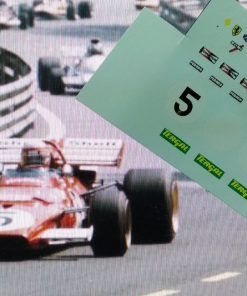 [CALCA ALPS] Ferrari 312B "Tergal" #5 C. Regazzoni G.P. España Montjuïc F1 1971 (Ref. 237DECA43) 1:43 Kit Car 43