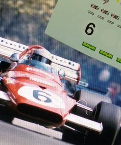 [CALCA ALPS] Ferrari 312B "Tergal" #6 M. Andretti G.P. España Montjuïc F1 1971 (Ref. 238DECA43) 1:43 Kit Car 43