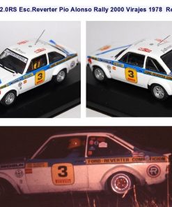 Alternative view of [CALCA ALPS] Ford Escort 2.0 RS #3 P. Alonso Rally 2000 Virajes 1978 (Ref. 261DECA43) 1:43 Kit Car 43