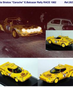 Alternative view of [CALCA ALPS] Lancia Stratos #10 E. Balcázar Rally RACE 1982 (Ref. 262DECA43) 1:43 Kit Car 43