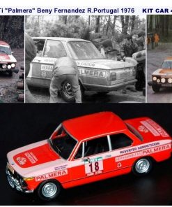 Alternative view of [CALCA ALPS] BMW 2002 Ti #18 "Beny" Fernández Rally Portugal 1976 (Ref. 271DECA43) 1:43 Kit Car 43