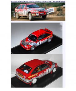 Alternative view of [CALCA ALPS] Opel Kadett GSi #6 "Beny" Fernández Rally Catalunya Costa Brava 1989 (Ref. 280DECA43) 1:43 Kit Car 43