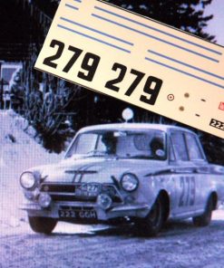[CALCA ALPS] Ford Lotus Cortina #279 E. Reverter Rally Monte Carlo 1964 (Ref. 283DECA76) 1:76 Kit Car 43