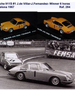 Alternative view of [CALCA ALPS] Porsche 911S #1 de Villar/Fernández Winner 6 Horas Barcelona 1967 (Ref. 284DECA43) 1:43 Kit Car 43