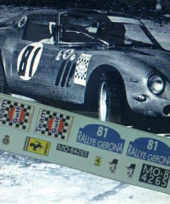 [CALCA ALPS] Ferrari 250 GTO #81 E. Baturone Rally Gerona 1968 (Ref. 292DECA18) 1:18 Kit Car 43