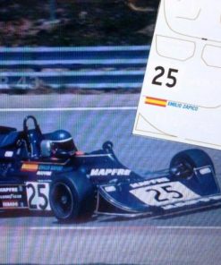 [CALCA ALPS] Williams Ford FW04 #25 E. Zapico GP España 1976 (Ref. 297DECA43) 1:43 Kit Car 43
