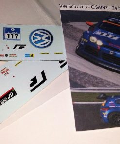 [CALCA ALPS] Volkswagen Scirocco GT24-CNG #117 Sainz/Al-Attiyah/de Viliers/Niedzwiedz Nurburgring 2011 (Ref. 298DECA43) 1:43 Kit Car 43