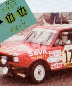 [CALCA ALPS] Seat 127 #171 J. Mora Rally Monte Carlo 1979 (Ref. 303DECA43) 1:43 Kit Car 43
