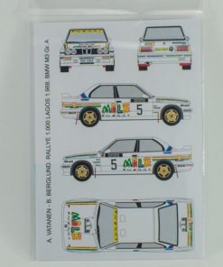 [CALCA] BMW M3 Gr. A #5 A. Vatanen Rally 1000 Lagos 1988 1:43 Koco