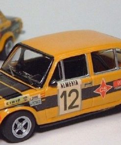 Seat 124 1800 #12 A. Zanini Rally Monte Carlo 1977 (Ref. 021DC43) 1:43 Kit Car 43