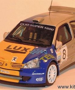 Renault Clio S1600 #8 J. Piñón Rally Mediterráneo 2004 (Ref. 070DC43) 1:43 Kit Car 43