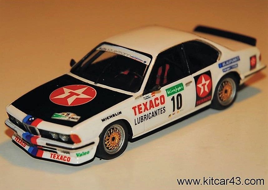 BMW 635 CSi #10 J.M. Ponce Rally Corte Inglés 1985 (Ref. 146DECA43) 1:43 Kit Car 43