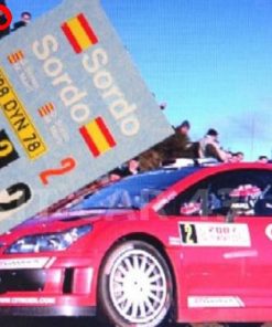 [CALCA ANEXO] Citroen C4 WRC #2 D. Sordo Rally Monte Carlo 2007 (Ref. 154DECA18) 1:18 Kit Car 43
