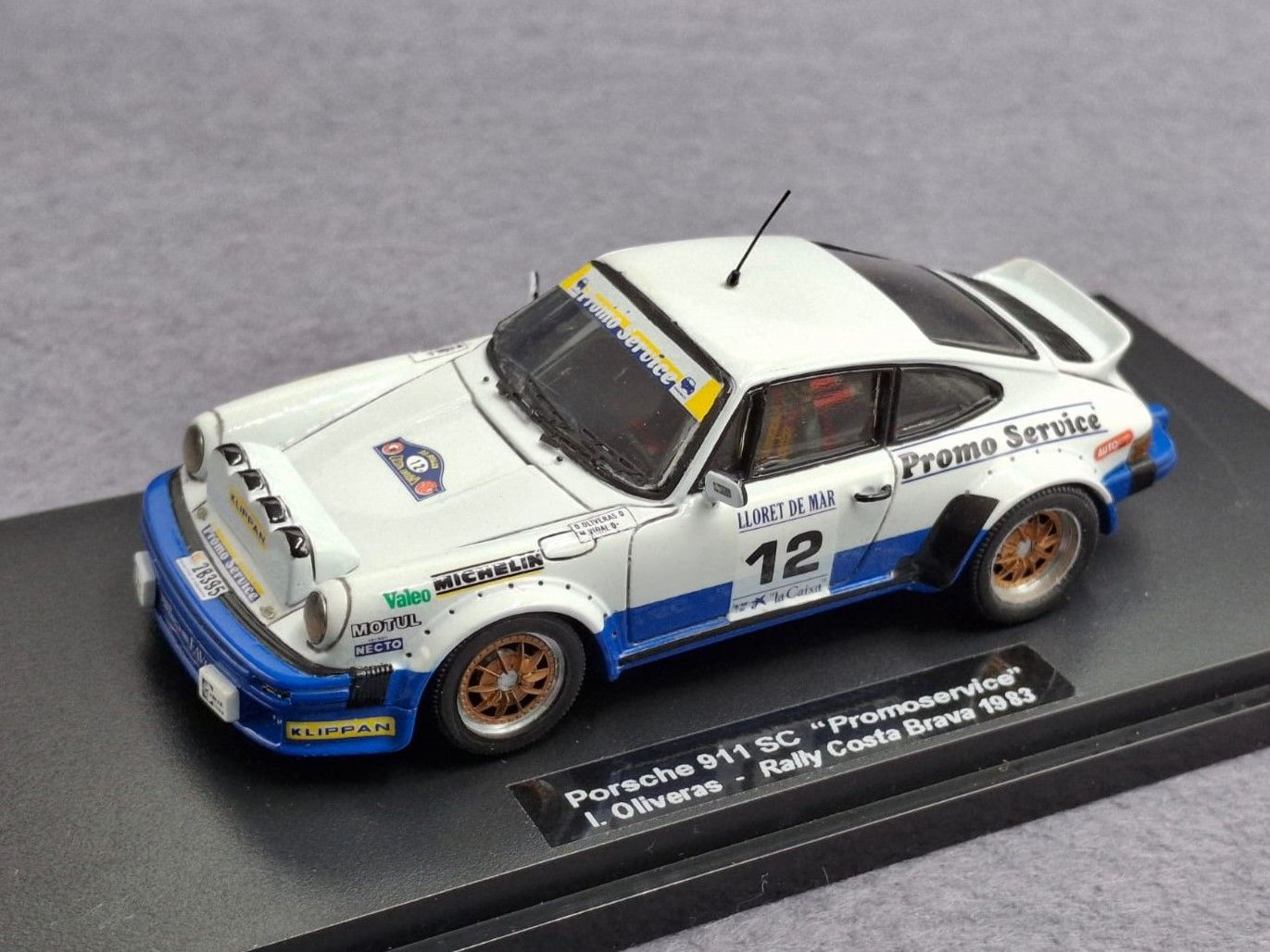 Porsche 911 SC #12 I. Oliveras Rally Costa Brava 1983 (Ref. 150DC43) 1:43 Kit Car 43