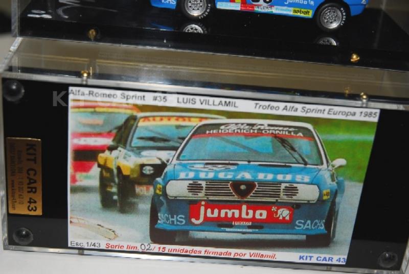 Alfa Romeo Sprint #35 L. Villamil Trofeo Alfa Sprint Europa 1983 - S.Lim. firmado / Lim.Ed. signed - (Ref. 179SIGN43) 1: 43 Kit Car 43 - Image 2