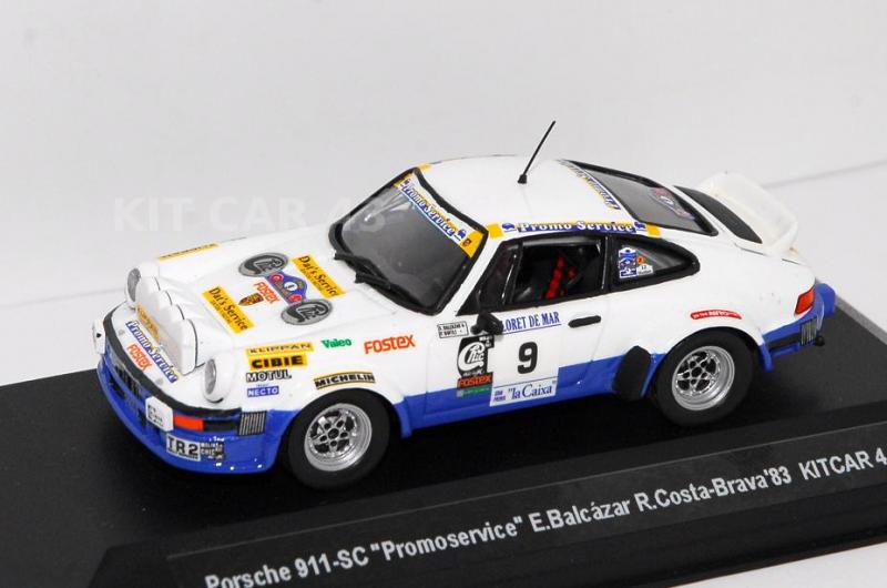 Porsche 911 SC #9 E. Balcázar Rally Costa Brava 1983 (Ref. 191DC43) 1:43 Kit Car 43