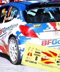 [CALCA ANEXO] Peugeot 207 S2000 #8 S. Vallejo Rally Príncipe Asturias 2008 (Ref. 215DECA43) 1:43 Kit Car 43