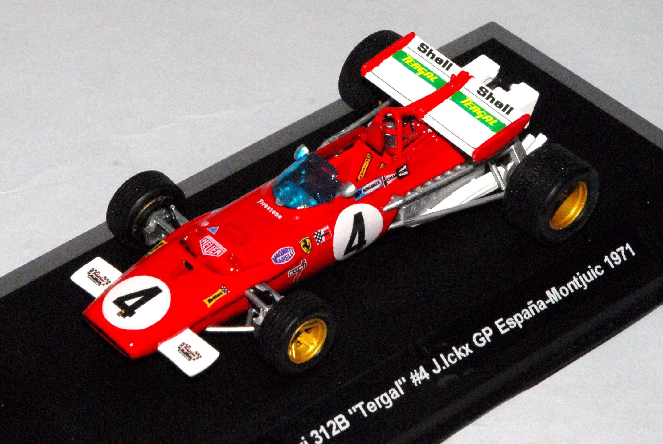 Ferrari 312B "Tergal" #4 J. Ickx GP España Montjuic 1971 (Ref. 236DC43) 1:43 Kit Car 43
