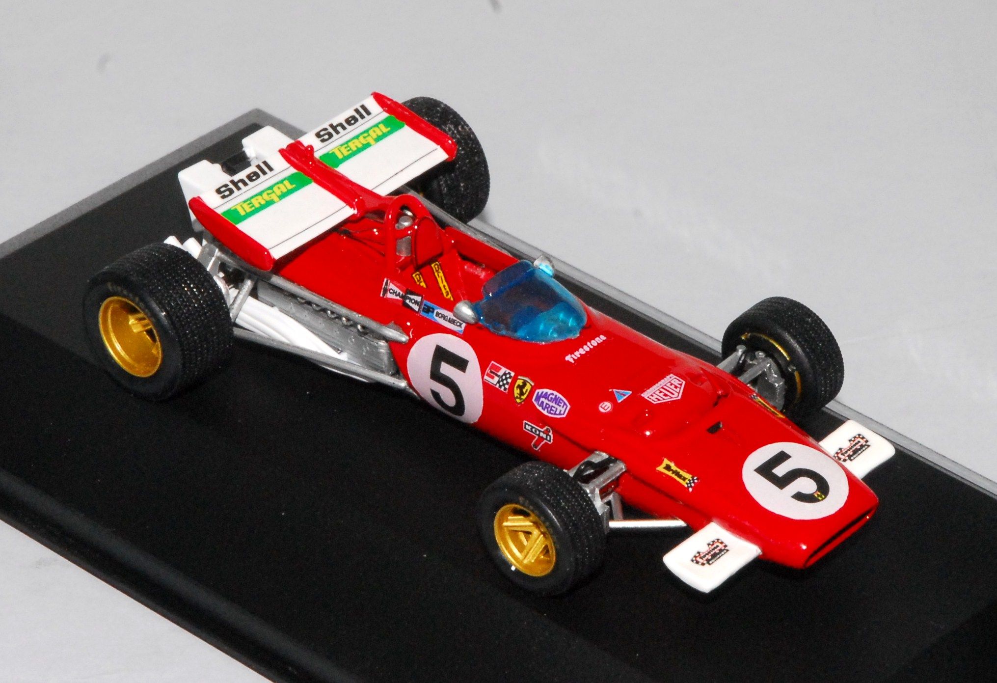Ferrari 312B "Tergal" #5 C. Regazzoni GP España Montjuic 1971 (Ref. 237DC43) 1:43 Kit Car 43